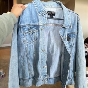 Size large blue jean jacket